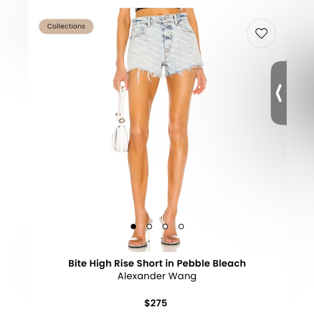Alexander wang Jean shorts